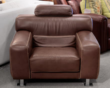 Roche Bobois Chocolate Brown Leather Chair