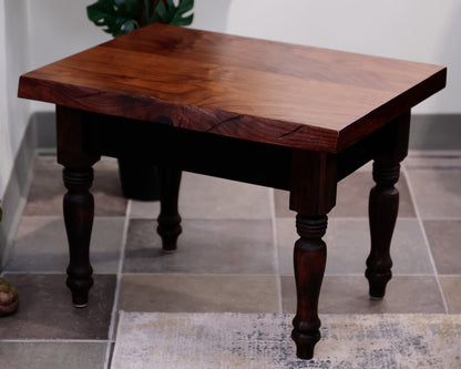 Black Walnut Accent Side Table