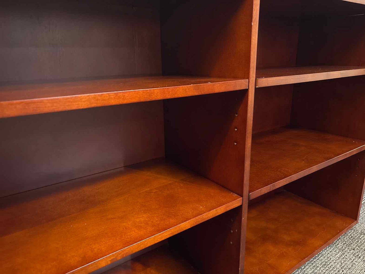 Cherry 6-Shelf Bookcase