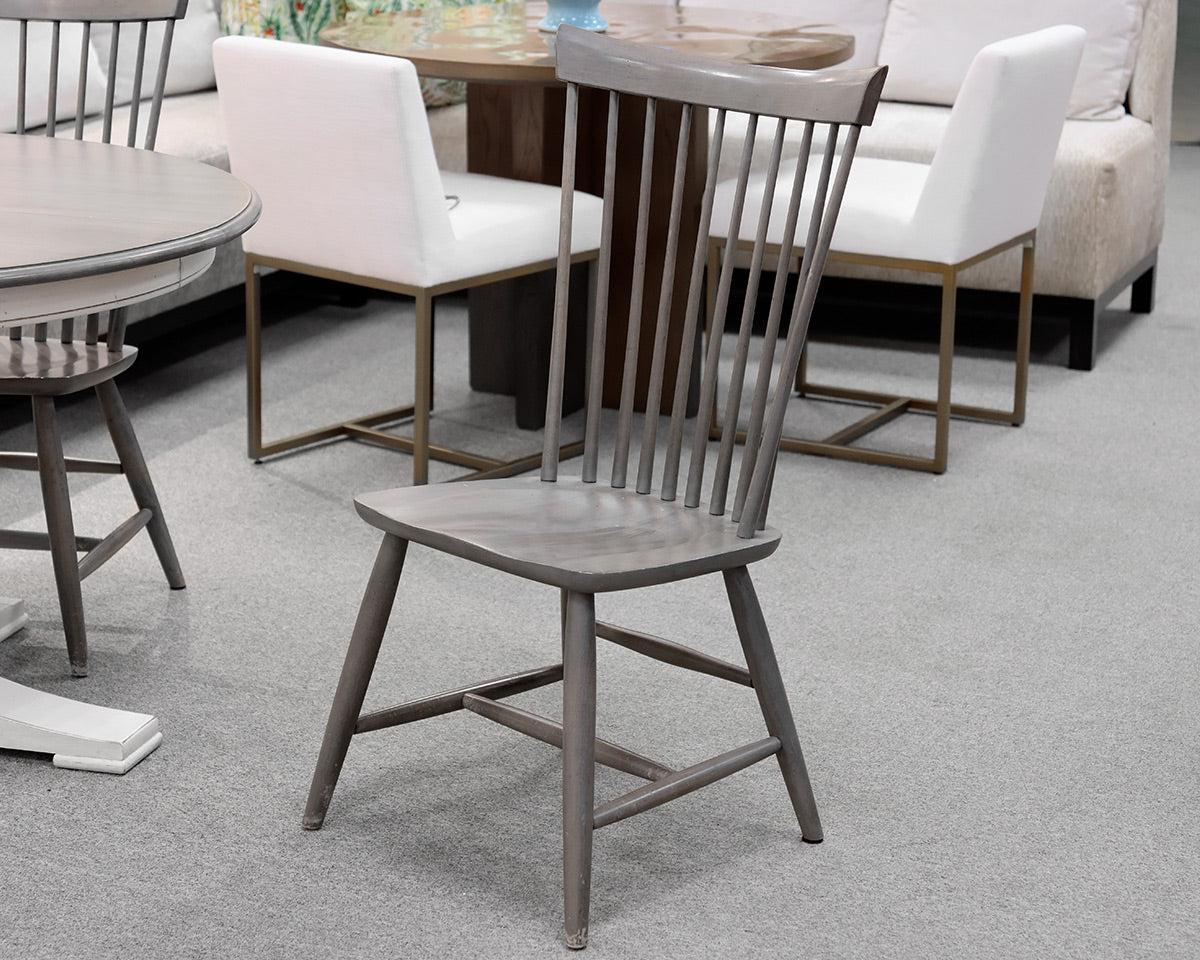 Ethan Allen 48" Round Dining Table and Four Chairs