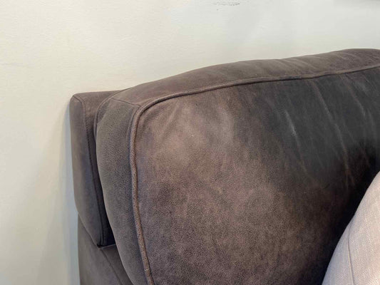 Boston Interiors Leather L-Shape Sectional