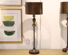 Brushed Gold Table Lamp With Metal Shade