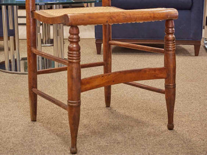 Pair of Caned Seat Side Chairs