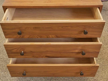 Gat Creek 'Gerard' 3 Drawer Walnut Nightstand