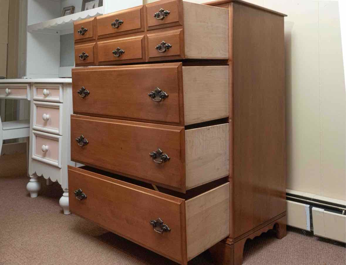 Solid Maple 4 Drawer Chest