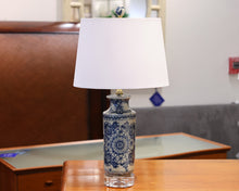 Blue and White Vase Lamp