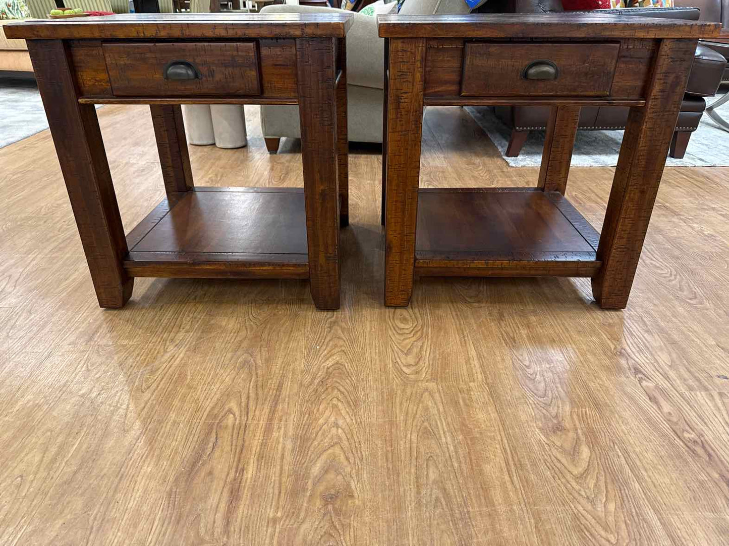 Jofran Pair of 'Seaside Dakota' Side Tables