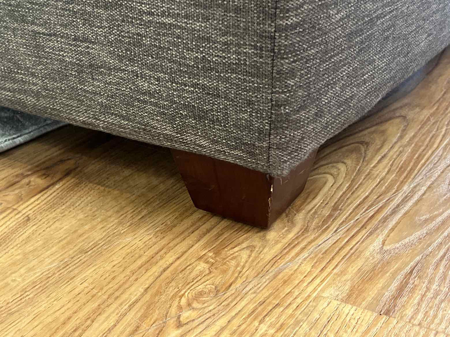 Warm Grey Ottoman