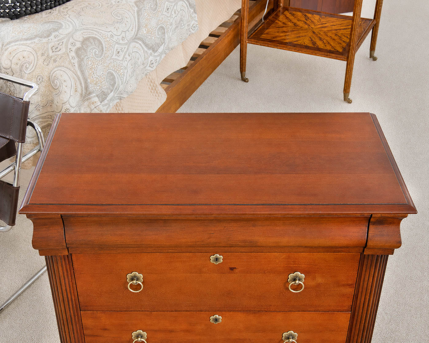 Ethan Allen British Classics Three Drawer Nightstand