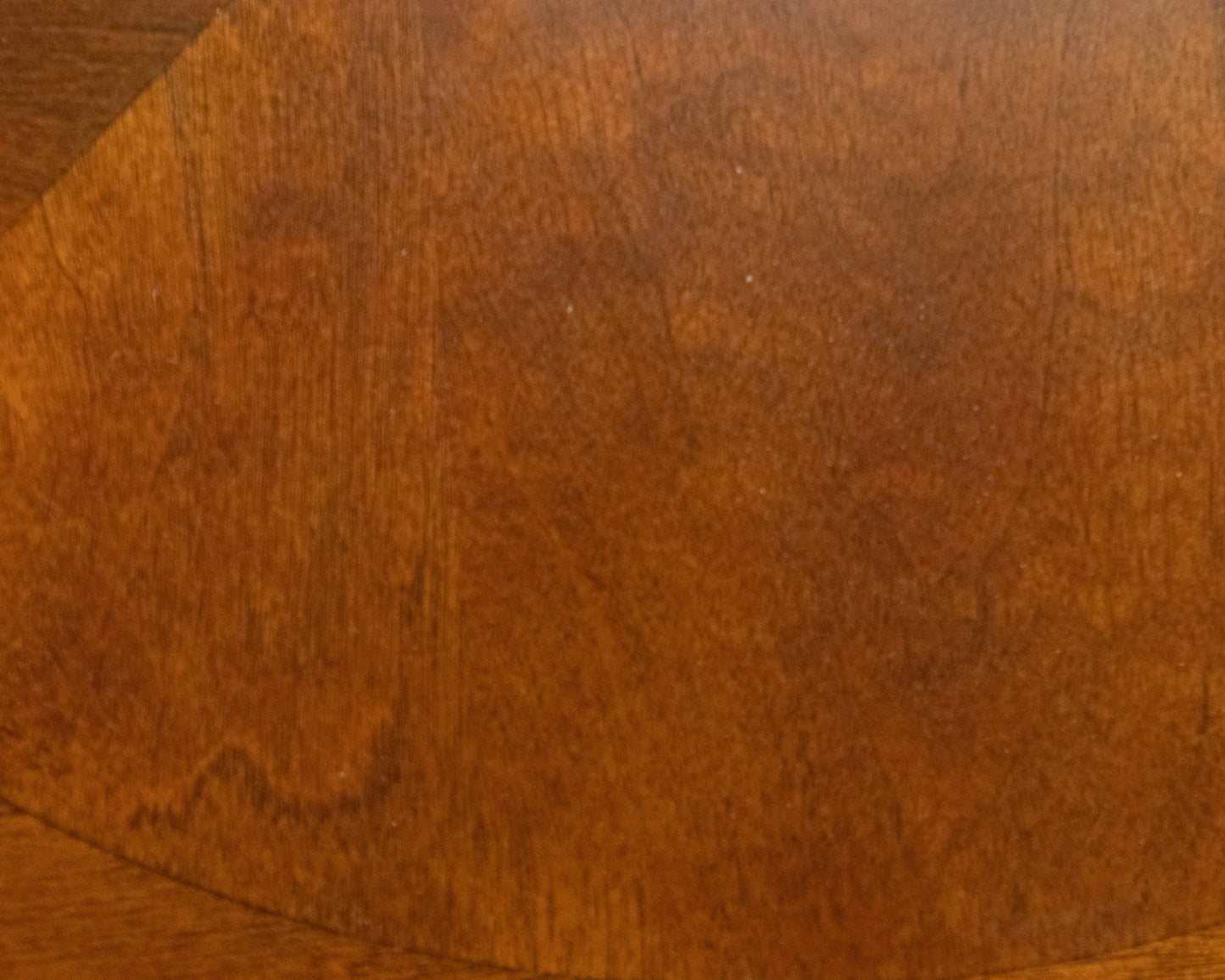 Pair of Round Cherry Stain Side Tables