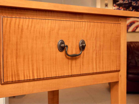 Eldred Wheeler  Tiger Maple 2 Drawer Huntboard Server