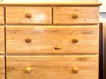 Light Oak Ten Drawer Dresser