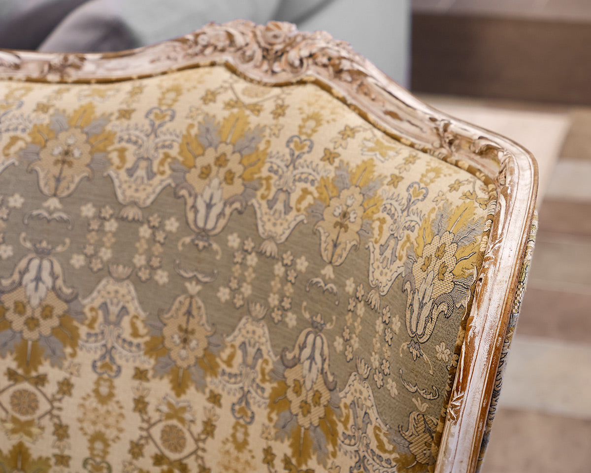 Custom Wingback Bergere Chair