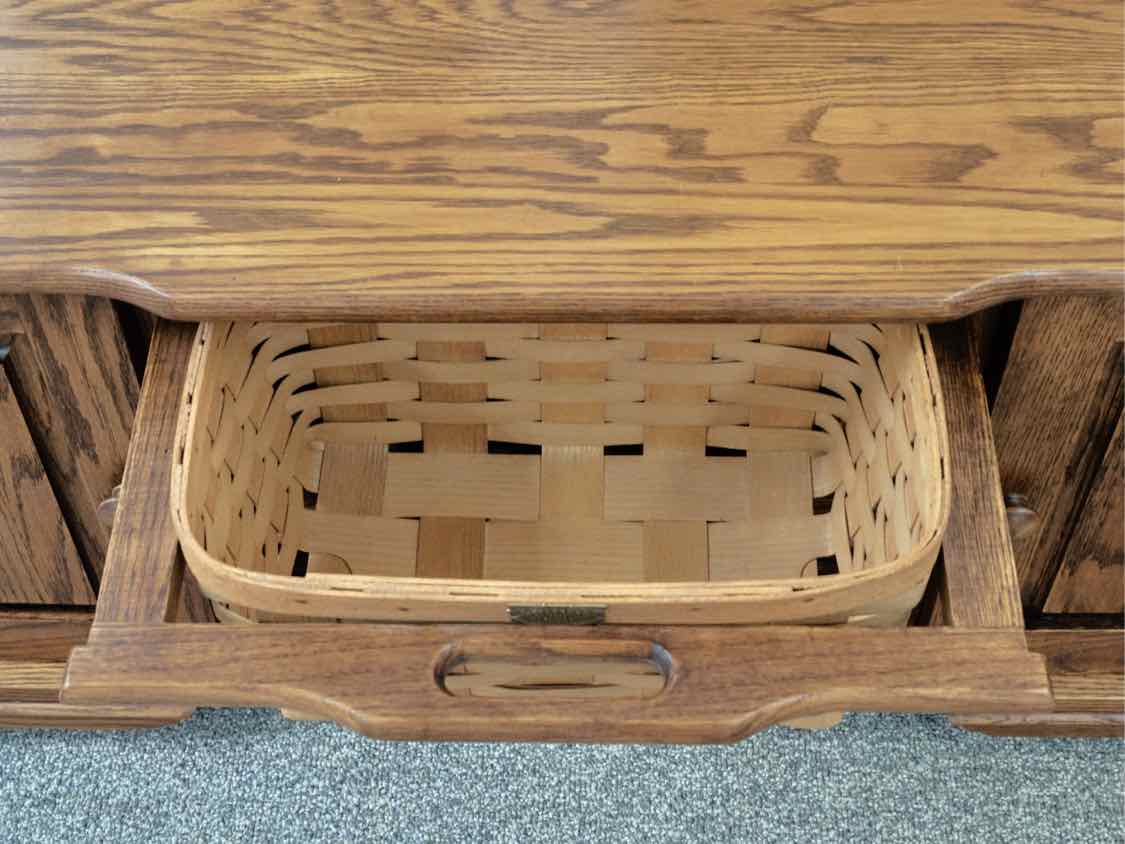 Oak Two Door Media Furniture