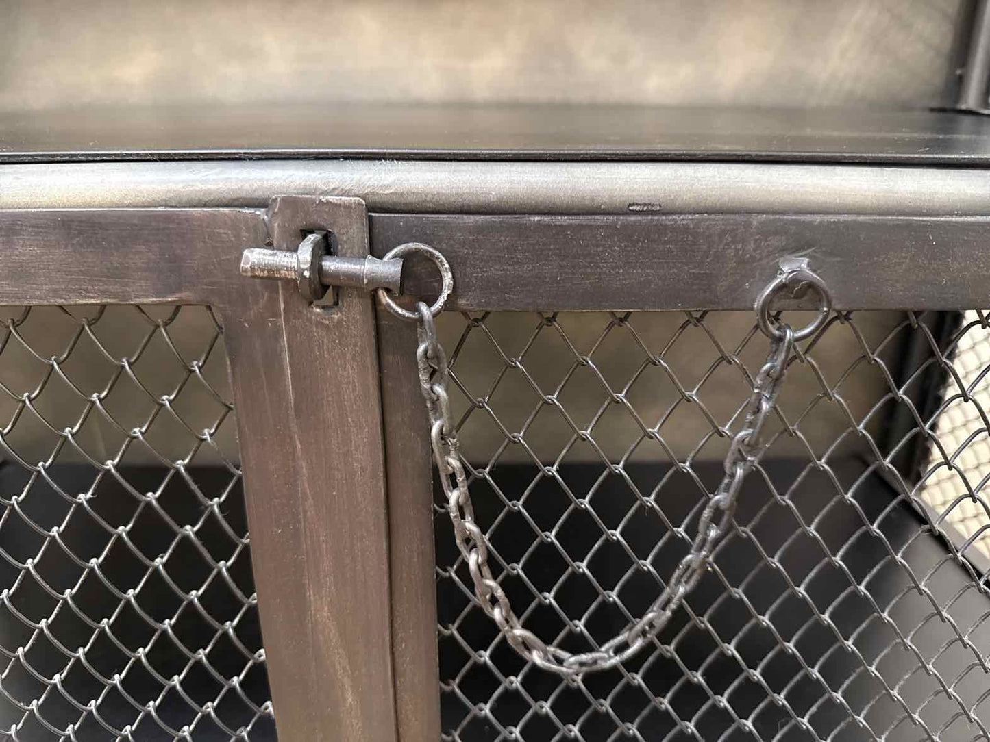 RH 'French Factory-Style Bar Cart