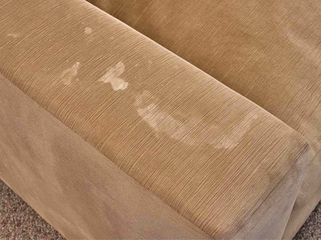 Two Cushion Tan Sofa