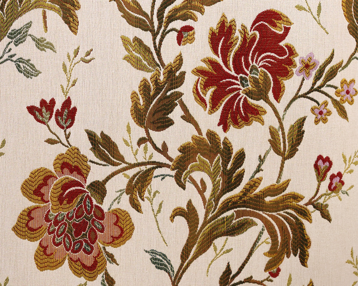 Pair of Ethan Allen Floral Upholstered Chairs