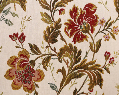 Pair of Ethan Allen Floral Upholstered Chairs