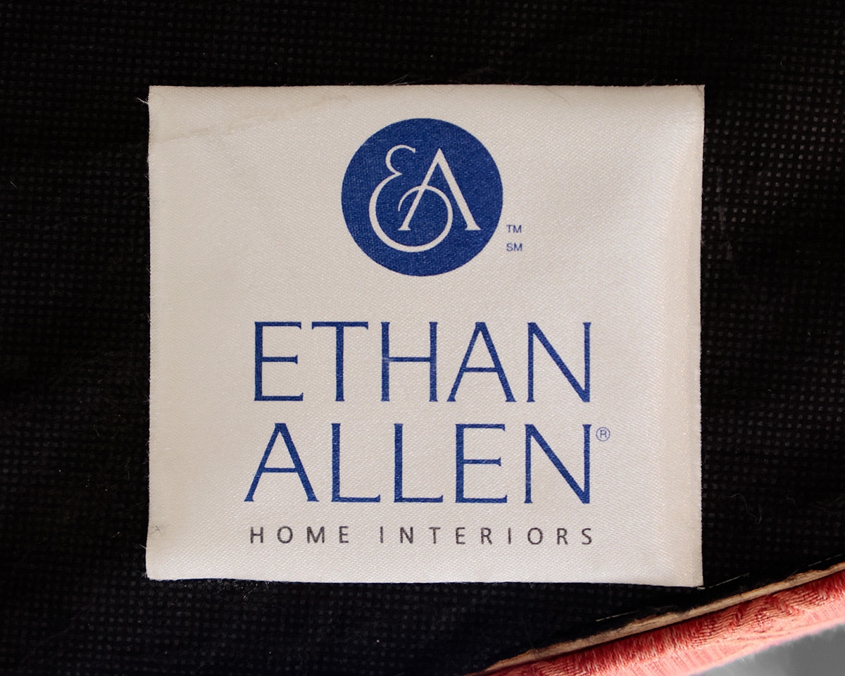 Ethan Allen Round Ottoman