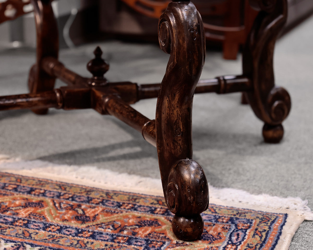 Pair of Custom Minton-Spidell Tuscan Style Ottomansl