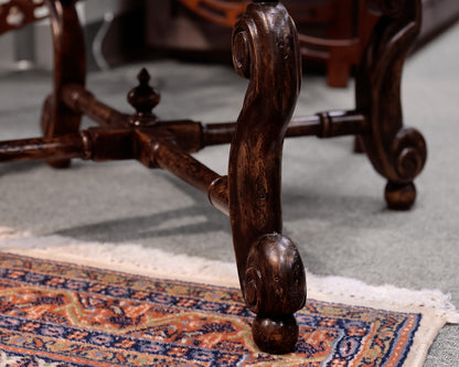 Pair of Custom Minton-Spidell Tuscan Style Ottomansl