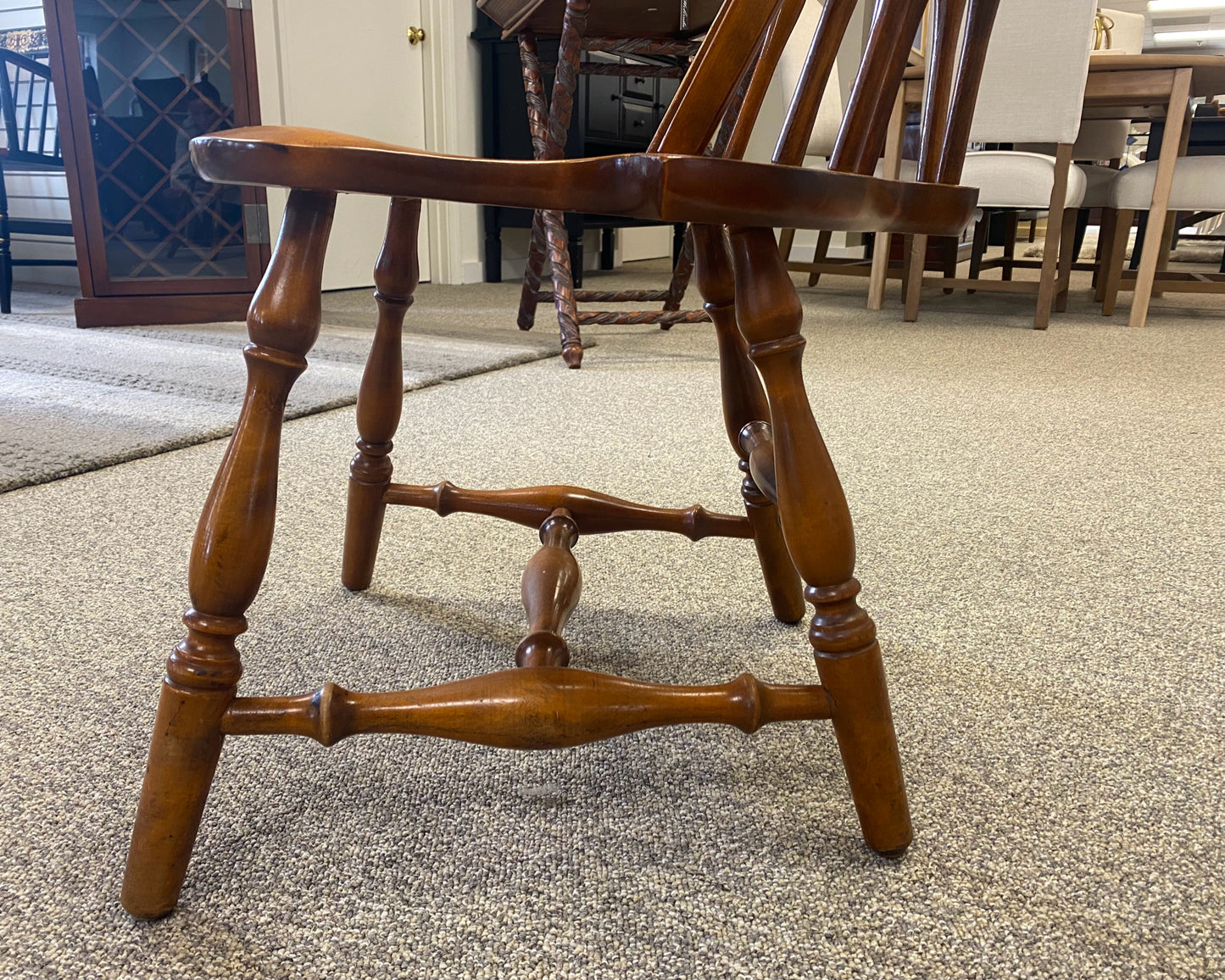 Petite Walnut Windsor Side Chair