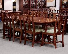 Lexington Furniture Mahogany Dining Table and 8 Chippendale Chairs