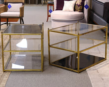 Pair of Two 3-Tiered End Tables