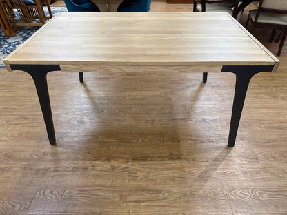 Crate & Barrel 'Lakin' White Oak Dining Table