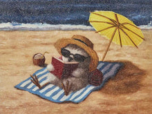 'Beach Chick' Framed Print