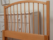 Maple Twin Bow Back Bed  with Spindles