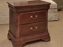 Cherry 2 Drawer Nightstand
