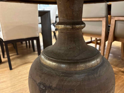 Rustic Pedestal Dining Table