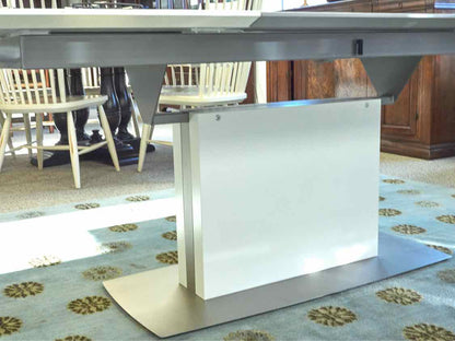 Bo Concept Expandable Glass Dining Table