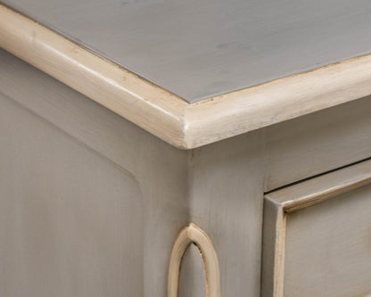 Wisteria 'Norwich' Three Drawer Chest in Soft Grey Green