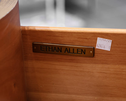 Ethan Allen Serpentine Accent Chest in Gold Leaf Finish