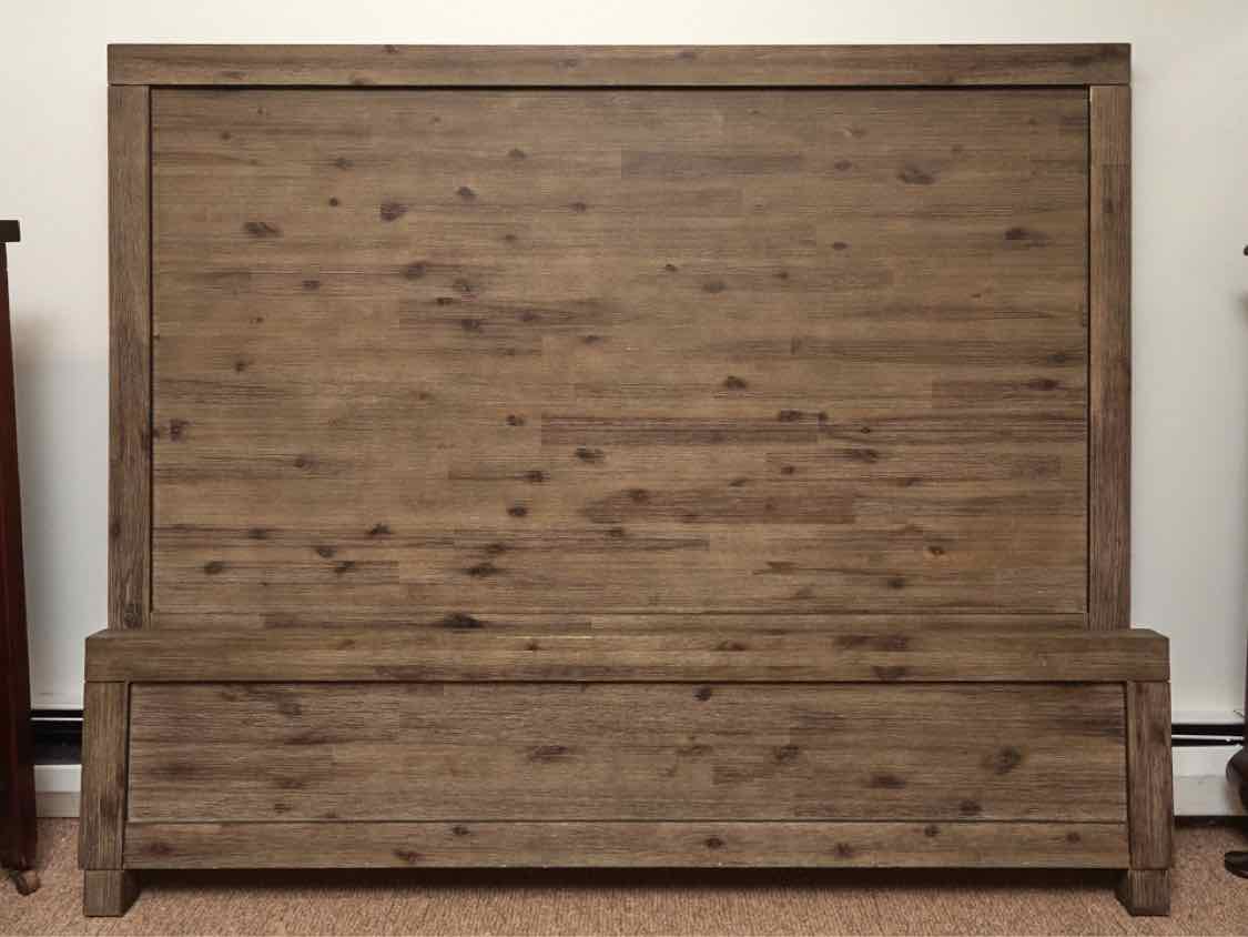 Macy's  Weathered Oak Full Bed