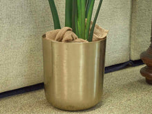 Contemporary Gold Planter