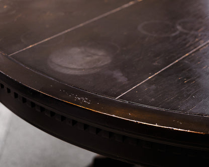 Restoration Hardware St. James 48" Black Round Dining Table