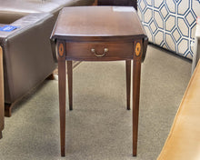 Federal Style Mahogany Inlaid Pembroke Drop Leaf Table
