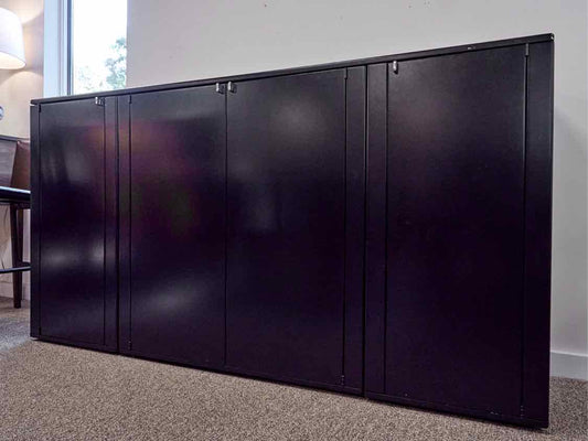 Roche Bobois Contemporary Black Four Door Sideboard