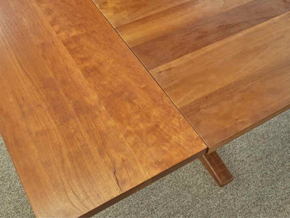 Stickley Cherry Dining Table W/ Breadboard Extensions