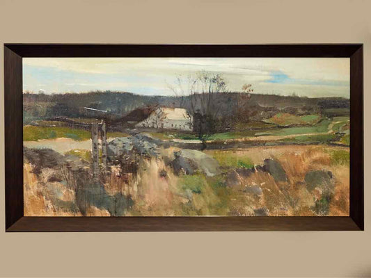 "Middlebrook Farm" Print in Dark Wood Frame