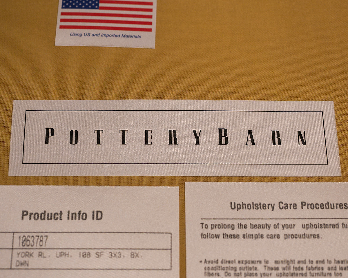 Pottery Barn 3 Cushion Sofa