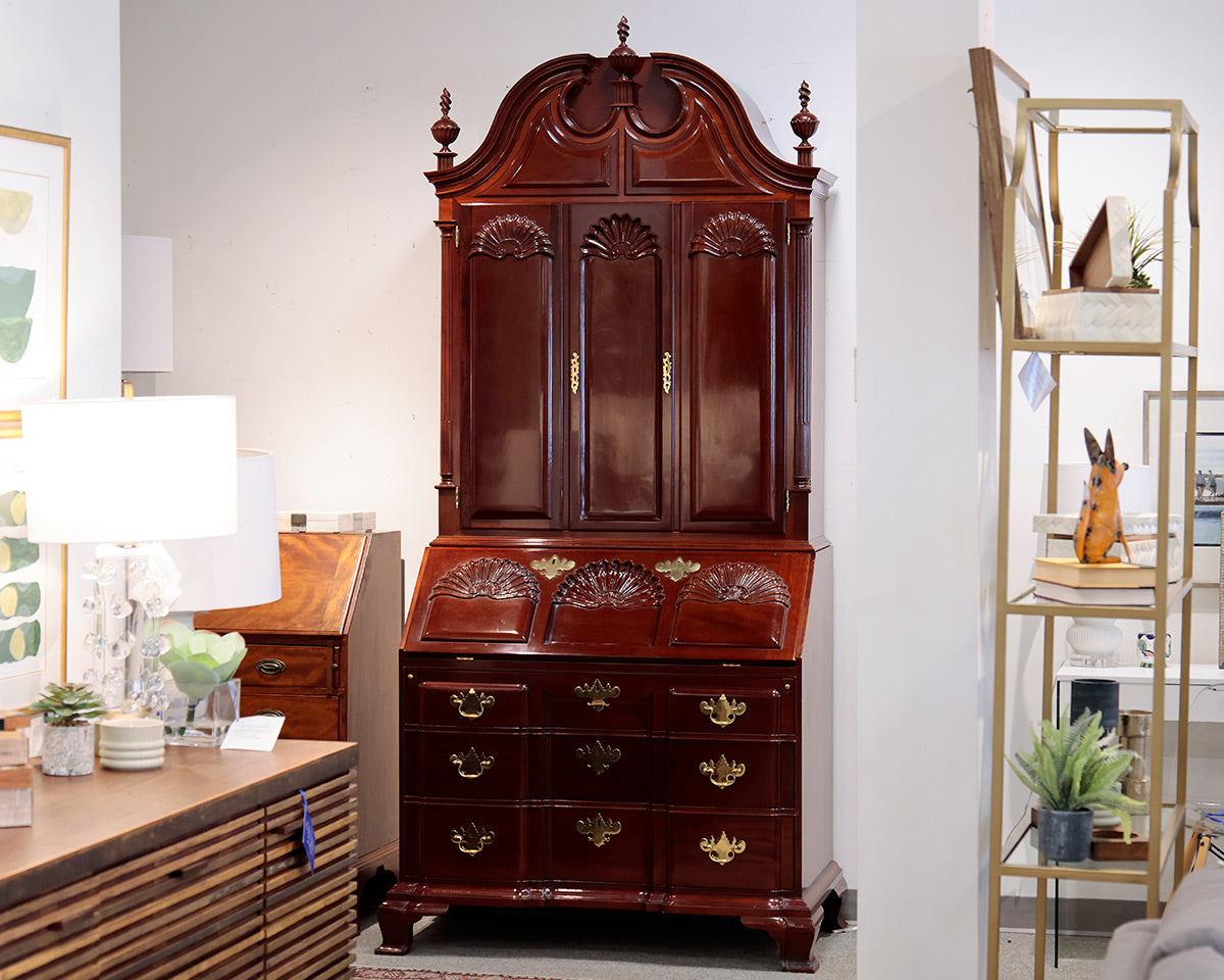 Kindel Winterthur Mahogany Goddard Secretary Desk