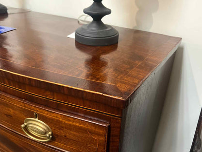 6 Drawer Inlaid Mahogany Chest