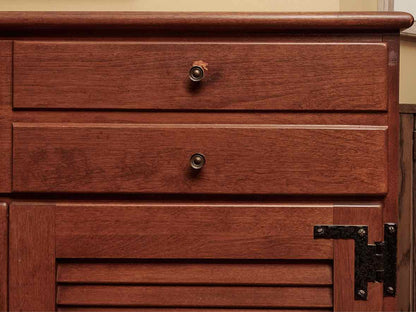 Ethan Allen Maple 2 Drawer 2 Door  Sideboard