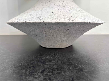 White Speckled Table Lamp