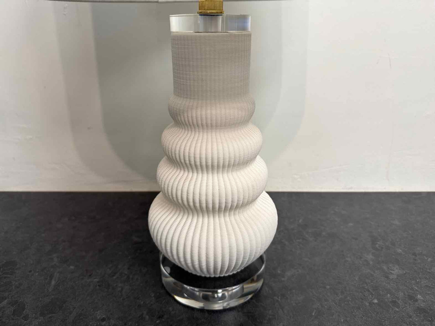 White Porcelain Gourd Table Lamp