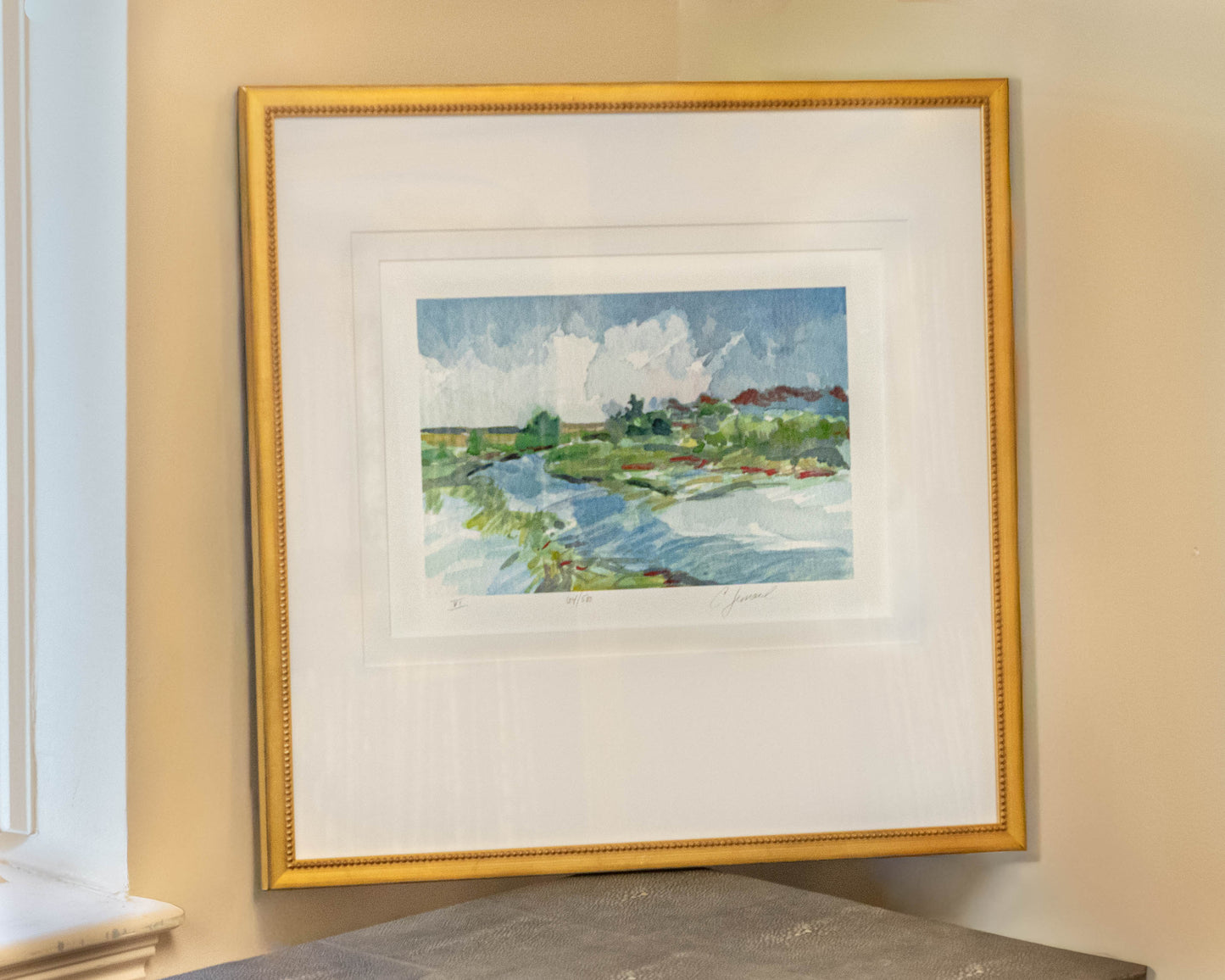'The River 6' Framed Print